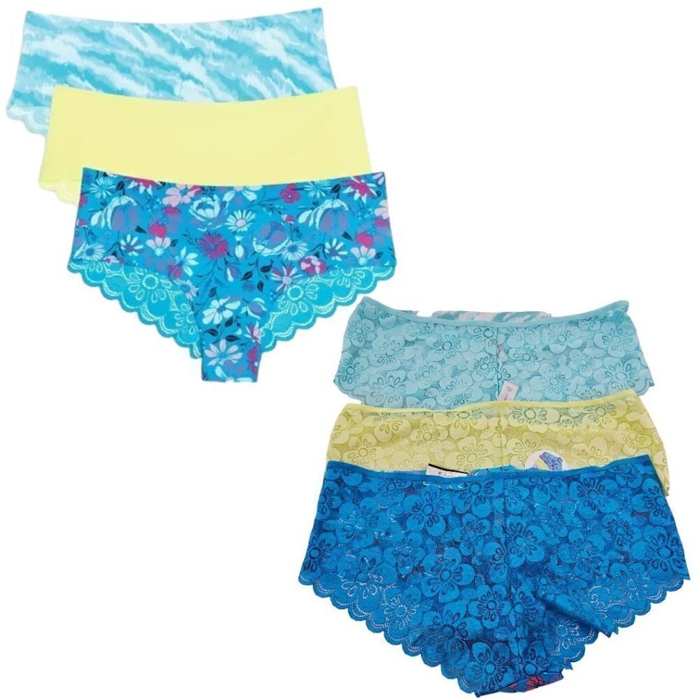 No Boundaries Freecup Cheeky with Lace 3-Pack Panties - Size XXXL (21) NWT